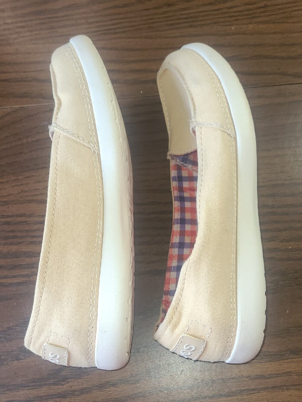 CROCS Melbourne II Short Vamp Flats Loafers Slip-on Shoes Size W 9 Tan Beige - Picture 5 of 14